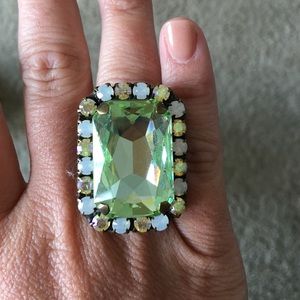 COPY - Sorrelli Ring Emerald-Cut Ring in Cupcake